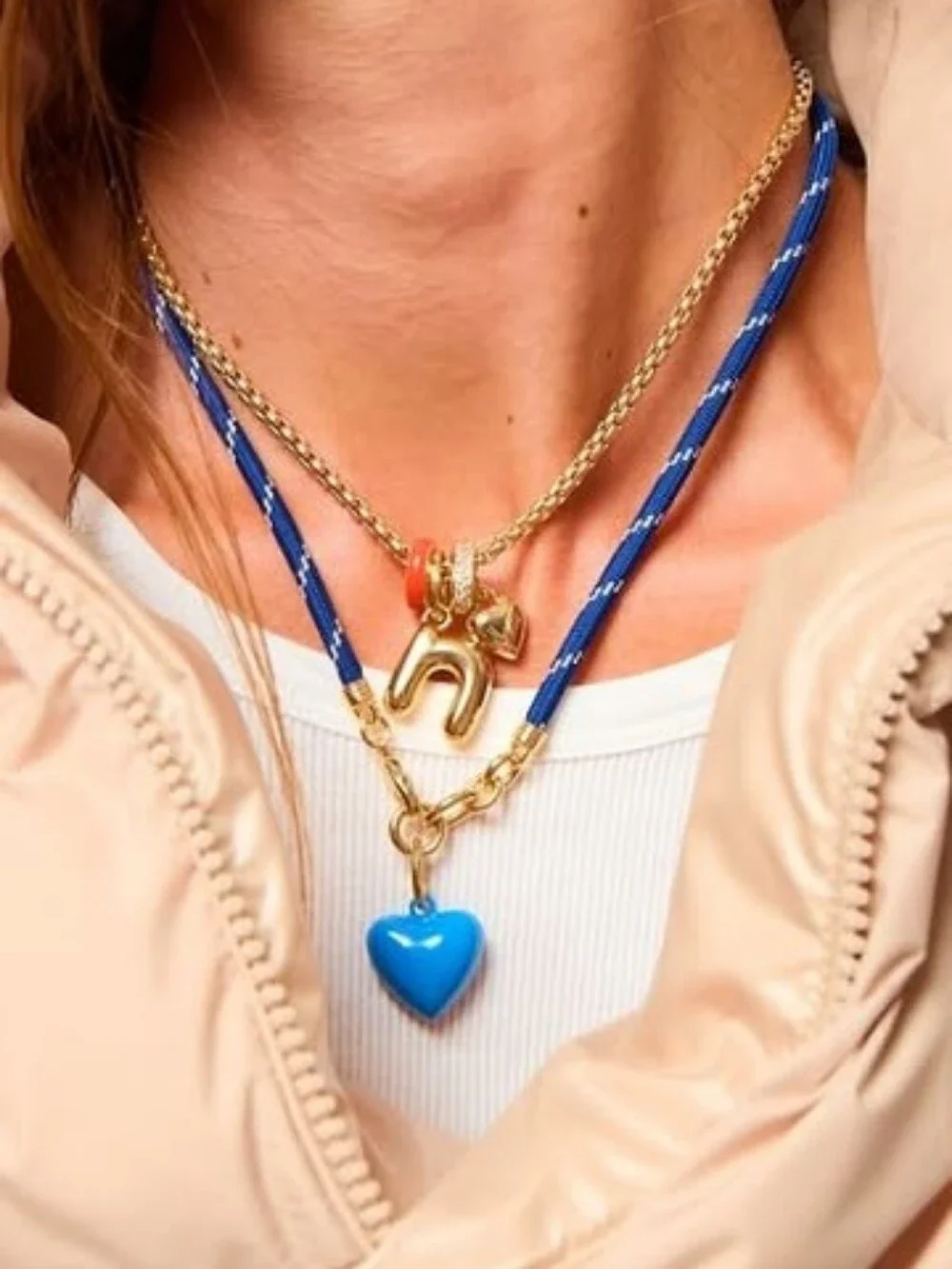 Roxanne Assoulin The Happy Cord Charm Necklace - Picture 1 of 4